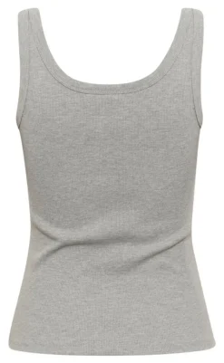 Top - Drew - Grey Melange T-shirts & Toppe