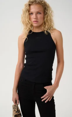 Clearance Top - Drew Rhinestone - Black T-shirts & Toppe