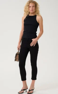 Clearance Top - Drew Rhinestone - Black T-shirts & Toppe