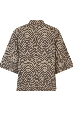 Bluse - Aulana-G - Zebra Mist Bluser