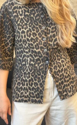 New Bluse - Lila-G - Leopard Mist Bluser