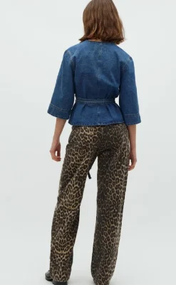 Outlet Bluse - Merie SS - Vintage Blue Wash Bluser