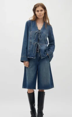 Online Bluse - Panell-G - Mud Stone Wash Bluser