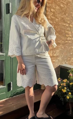 Outlet Bluse - Sunany-G - White Bluser