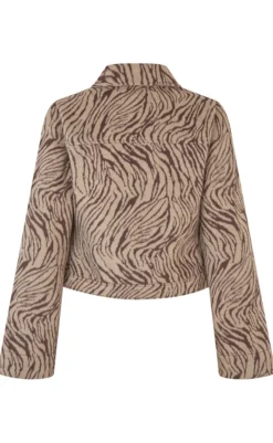 Online Jakke - Deluanne-G - Brown Zebra Jakker & Frakker|Alt Overtøj