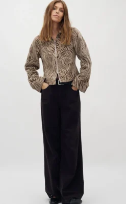 Online Jakke - Deluanne-G - Brown Zebra Jakker & Frakker|Alt Overtøj