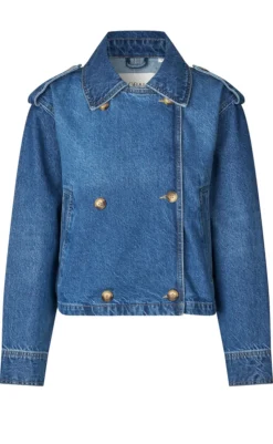 Outlet Jakke - Steffia-G - Mid Vintage Blue Jakker & Frakker|Alt Overtøj