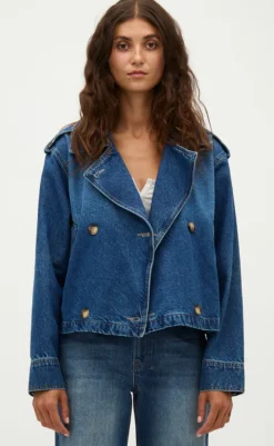 Outlet Jakke - Steffia-G - Mid Vintage Blue Jakker & Frakker|Alt Overtøj