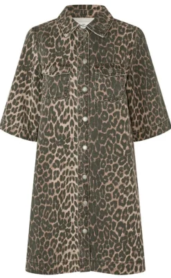Outlet Kjole - Mira-G - Leopard Mist Kjoler