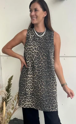 Best Kjole - Rhiann - Leopard Mist Kjoler