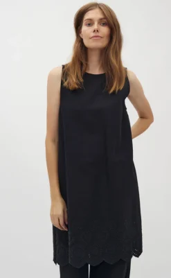 Online Kjole - Rhiann Scallop-G - Black Kjoler