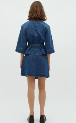 Clearance Nederdel - Caja - Vintage Blue Wash Nederdele