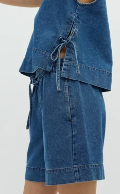 Best Shorts - Meneto - Mid Vintage Blue Shorts