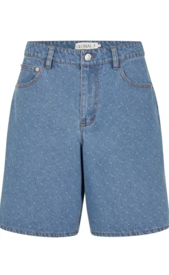 Shorts - Talina - Midt Blue Dot Shorts
