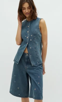 Shorts - Talina - Light Mud Wash Shorts