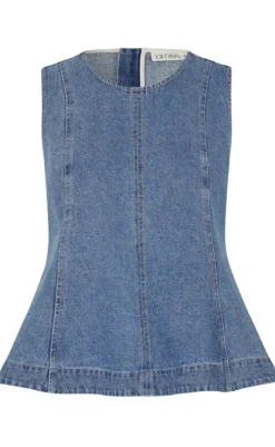 Top - Rihne Peplum-G - Midt Vintage Brushing T-shirts & Toppe