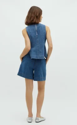 Top - Rihne Peplum-G - Midt Vintage Brushing T-shirts & Toppe