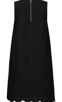 Outlet Top - Rihne Scallop-G - Black T-shirts & Toppe