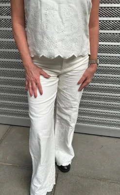 Discount Top - Rihne Scallop-G - White T-shirts & Toppe