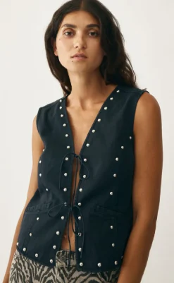 Hot Vest - Filluca-G - Washed Black Veste