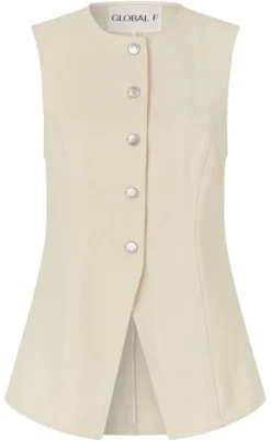 New Vest - Gibella - Ecru Veste