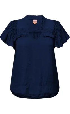 Hot Bluse - Najah - Navy Bluser