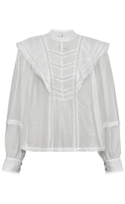 New Bluse - Nasrin - Off-white Bluser