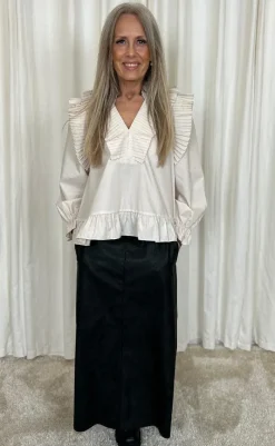 Bluse - Nazli - Creme Bluser