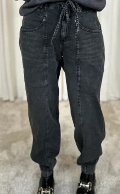 New Bukser - Brooke - Black Washed Bukser & Jeans