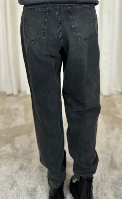 New Bukser - Brooke - Black Washed Bukser & Jeans