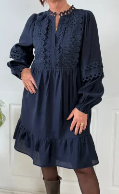 Clearance Kjole - Bell - Navy Kjoler