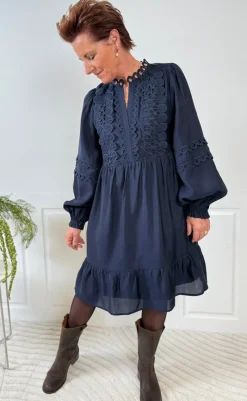Clearance Kjole - Bell - Navy Kjoler