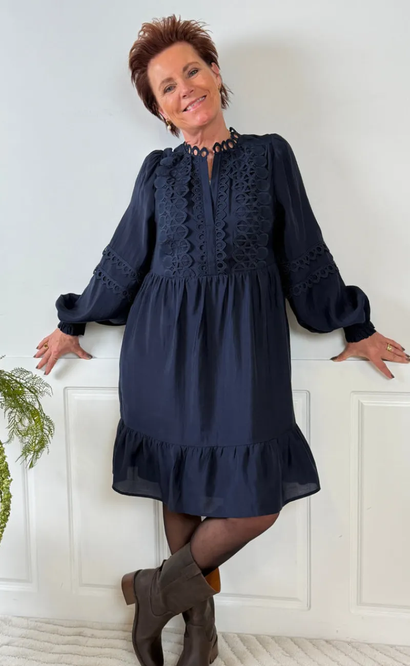 Clearance Kjole - Bell - Navy Kjoler