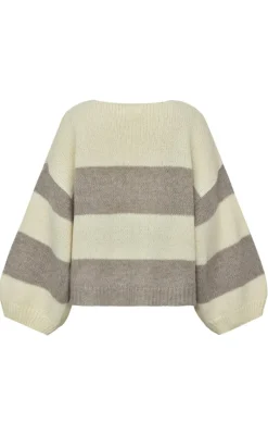 Strik - Roma - Off White/Sand Striktrøjer & Sweat