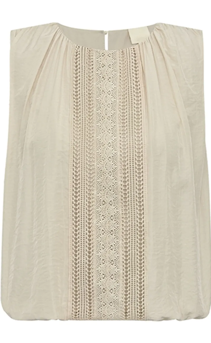 Clearance Top - Sabby - Champagne T-shirts & Toppe