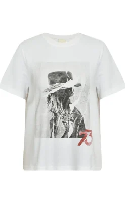 Online T-shirt - Isali - White T-shirts & Toppe