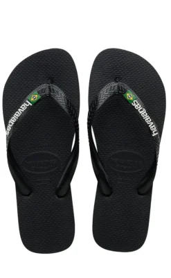 Klipklappere - Brasil Logo - Black Sandaler