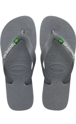 Klipklappere - Brasil Logo - Steel Grey Sandaler