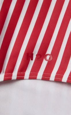 Badedragt - Stripe Swim - Red Badetøj