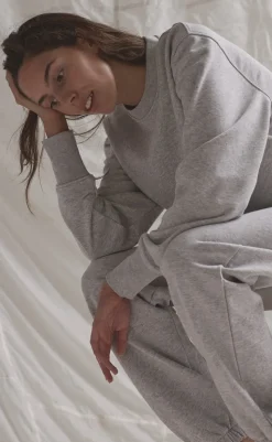 Bukser - Base - Light Grey Melange Bukser & Jeans