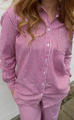 Sale Bukser - Rønne Essential - Red/white Bukser & Jeans