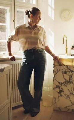 Clearance Bluse - Cash Polo - Dusty Multi Spray Bluser