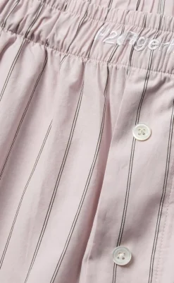 Discount Bukser - Holiday - Dusty Rose Stripe Bukser & Jeans