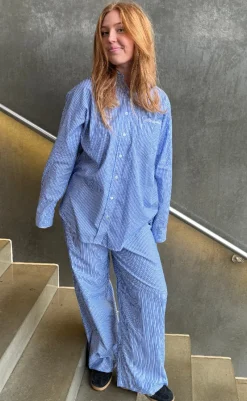 New Bukser - Holiday - Blue Stripe Bukser & Jeans