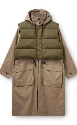 Online Jakke - Sherlock - Sand/Dark Green Moss Jakker & Frakker|Alt Overtøj