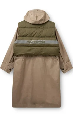 Online Jakke - Sherlock - Sand/Dark Green Moss Jakker & Frakker|Alt Overtøj