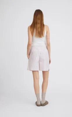 Shorts - Holiday - Dusty Rose Stripe Shorts