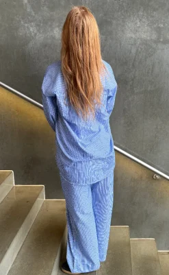 New Skjorte - Holiday - Blue Stripe Skjorter