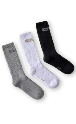 Discount Strømper - Suck Socks - Black/White/Grey mel Strømper & Strømpebukser