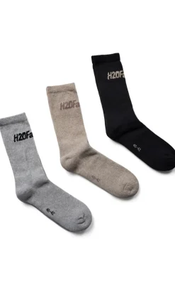 Outlet Strømper - Suck Socks - Black/Beige/Grey Strømper & Strømpebukser